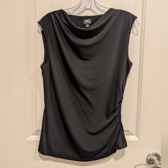 INC International Concepts Women's Black Sleeveless Top Size XS - Picture 1 of 7